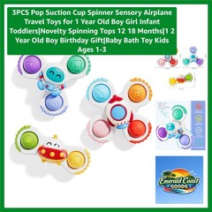 Colorful Suction Cup Spinners for 1-2 Olds – Enhanced Hand-Eye Coordination