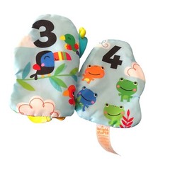 Soft Cloth First Baby Books Bright Starts Taggies Crinkle Teether Toys