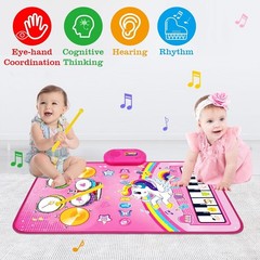 Toys for 1 Year Old Girl Gifts: Baby Musical Mat Toddler Age 1-2 – 3 in…