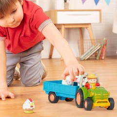 7-Piece Farm Tractor Set with Sounds and Lights – Perfect for Toddler Adventures