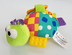 Lamaze Ring Link Clip Stuffed Plush Insect Bug Turtle Rattle Baby Toy Teether