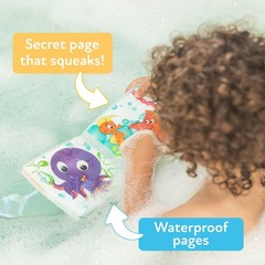 Nuby Bath Fun Time Book with Water-Proof Pages and 1 Count (Pack of 1), White