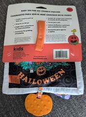 Peanuts Halloween Deluxe Crinkle Square with Teether Stroller Toy