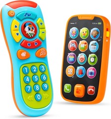 Cute Animal Themed Baby Learning Phone & Remote – Perfect for Little Hands