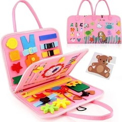 Busy Board Montessori Toys for Toddler Busy Book Sensory Preshool Early Educatio