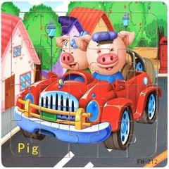 Wooden Jigsaw Puzzles for Kids Age 14+y Toddler Puzzles Toys, Preschool Set 6