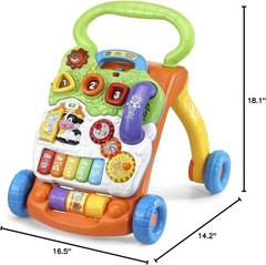Interactive Sit-to-Stand Learning Walker with Removable Activity Panel & Lights
