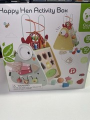 Happy Hen Activity Box 18mths- 10pcs. Designed In Paris.