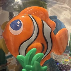 New Playright Aquarium Push & SpinColorful Spinning Fishes 6M+ Baby Toy