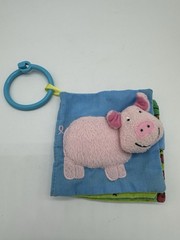 Baby Children’s Activity Busy Book Soft Plush Cloth Plush Pig Vintage