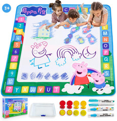 Kids Toys Water Doodle Mat – Peppa Pig Reusable Painting Writing Color Doodle Ma
