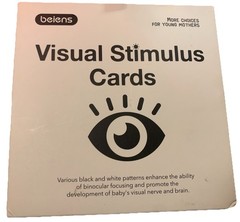 Visual Stimulus Flash Cards -Baby’s Visual Nerve & Brain Development -0-3 months