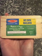 Wooden Mailbox Toy Educational Postcards Learning Fun Melissa And Doug & My Own