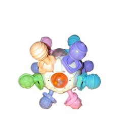 Multicolor Baby Rattle Toy for 0-12 Months, Sensory Ball, Hand-Eye Coordination