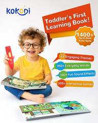 KOKODI Talking Pen Books Sets, Interactive Audio Sound Books Kids Learning Elect