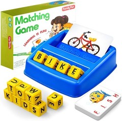 HahaGift Educational Toys for 3-5 Year Old Boy Girl Gifts, Matching Letter Learn