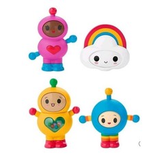 Fisher-Price Happy World Friends Set Sensory Toys 4-Pack Infant Baby Play New