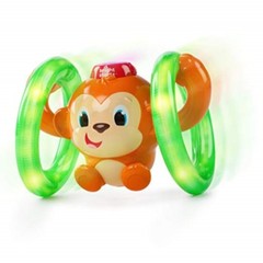 Bright Starts Lights Baby Roll Glow Monkey