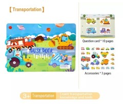 Montessori Activity toddler Quiet Busy Book Preschool Educational Learning book
