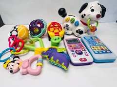 Baby Toy Lot Developmental Sensory Toys with Rattles Cars Toy Phones Etc T23