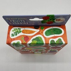 Little Explorers Library 12m+ Baby Books Set And My First Puzzles Fruits And Veg