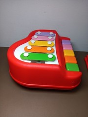 Piano & Xylophone 2 In One Musical Toddler Toy Kids Play Toy Red Pre-Owned