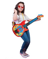 Toys 2 Go – Guitar Musical – Lights & Music – Battery Operated