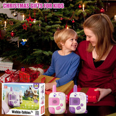 Walkie Talkies Toys for Girls:Unicorn Toys 2 Pack Birthday Gifts for 3 4 5-7 8 Y