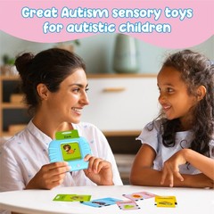 Toddler Learning Toys – This speech therapy toy includes a card reader and 112 d