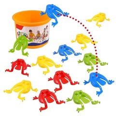 1-20pcs Jumping Frog Toy Parent-child Bounce Frogs Anxiety Toy for Kids Assorted