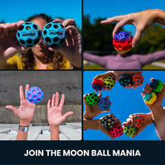 the Original Moon Ball – Hyper Bouncy Ball – Makes Pop Sound When Bounced – All