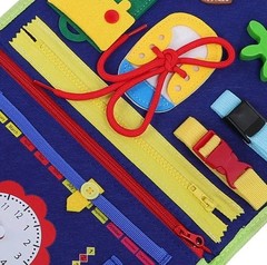 Toddler Learning Sensory Toddler Activity Board Develop Fine Motor Skills…73