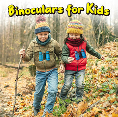 Binoculars for Kids, Blue | Toys Gifts for Age 3-10+ Years, Boys Girls Telescope