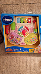 NEW vTech Sit-to-Stand Learn & Grow Discover Activity Table for Baby 6-36m Teal