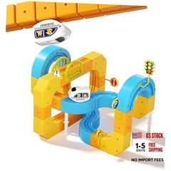 Electric klick Rail Infinity 3D Train Set, Building Stem Toys for Boys 127 Pcs