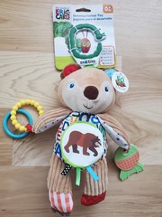 Eric Carle Brown Bear Developmental Toy Plush Infant Baby Activity Toy NEW!
