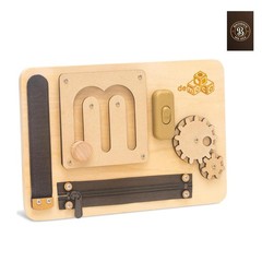 Toddler Busy Board for 1 Old, Travel Baby Wooden Montessori Busy Board for T…