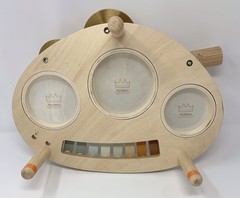 Drum Set 9 in 1 Musical Instruments for for Toddlers Wooden Montessori Toy