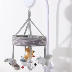 Newborns Calming Toy With Rotating Features Washable Polyester Crib Decors
