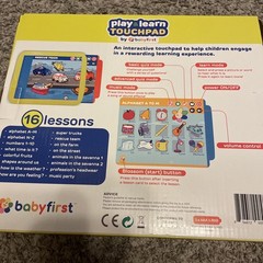 Baby First Play & Learn Touchpad Educational Learning Toy Ages 2+