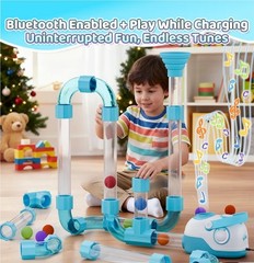 Air-Powered STEM Building Toys – Bluetooth Learning Toys with Wireless Music …