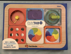 Fat Brain Toys PlayTab, Modular Sensory Activity Board for Babies 12 months