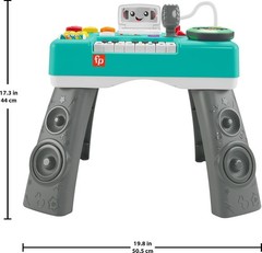 Baby & Toddler Toy Laugh&Learn DJ Table,Educational Musical Activity Center..