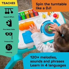 Baby Einstein Musical Mix ‘N Roll 4-in-1 Push 1 Count (Pack of 1), Blue