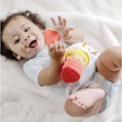 Melissa & Doug Multi-Sensory Bubble Tea Take-Along Clip-On Infant Toy