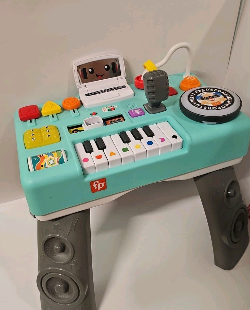 Fisher-Price Laugh & Learn Mix & Learn DJ Table Musical Learning Toy