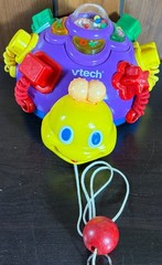 Rare 2000 VTech Crazy Legs Noodle Bug Smart Start Baby Learning Toy Vtg WORKS