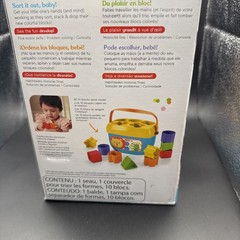 Fisher-Price Baby’s First Blocks Set of 10 Blocks To Sort New In Box