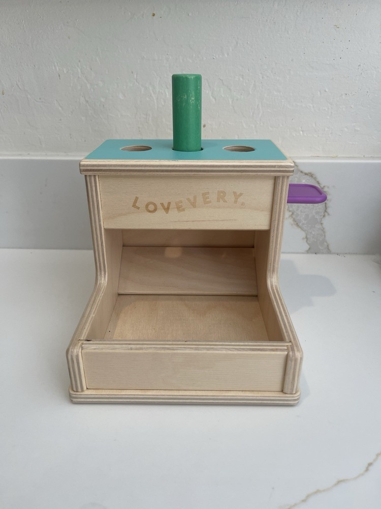 Lovevery Peg Drop Toy With Green Peg Only