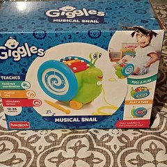 Gigglescape Turtle Pull Along Toy Silicone, Ages 18+, Problemm Solving